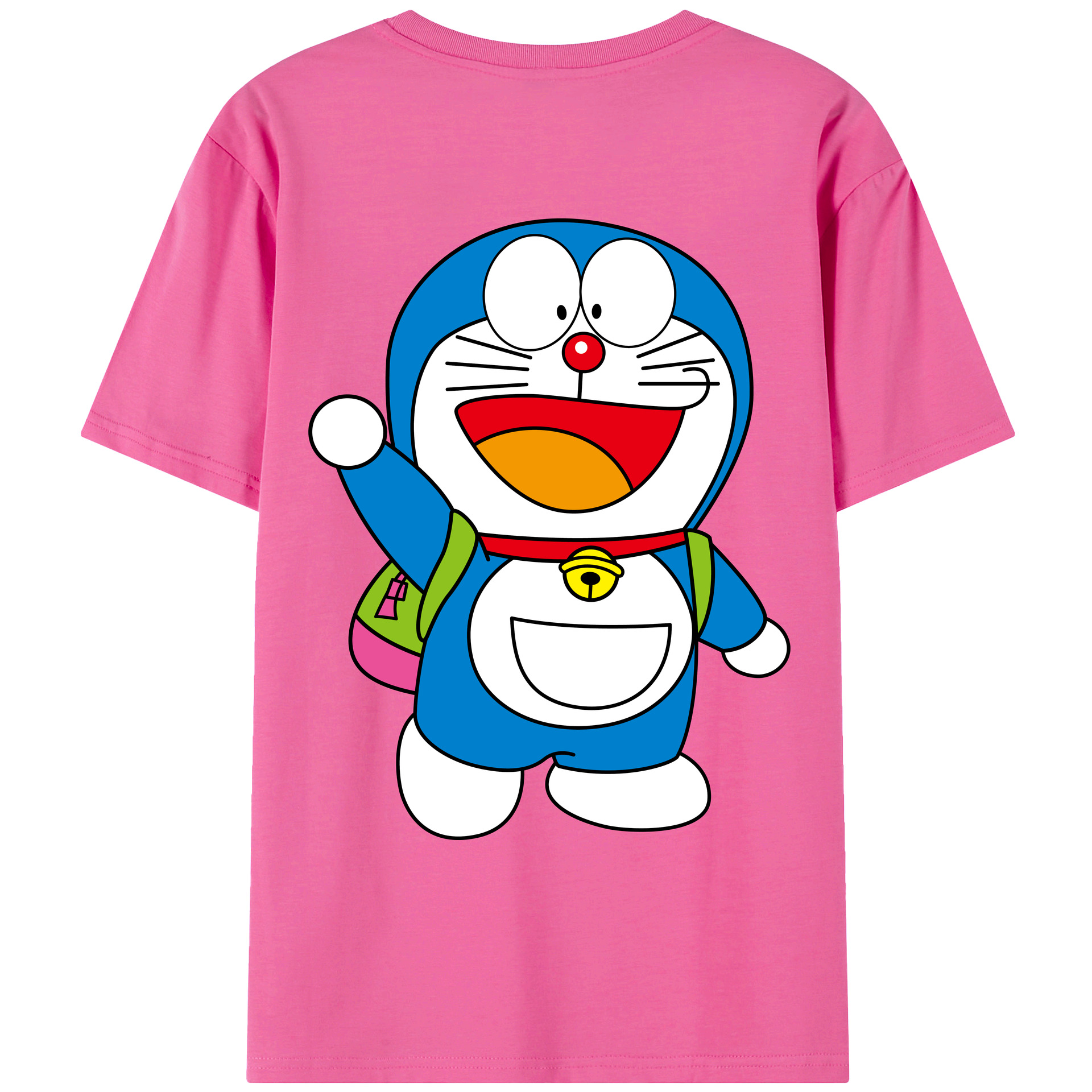 （画像用） ドラえもん Doraemon レディース半袖Tシャツ(バックプリント)